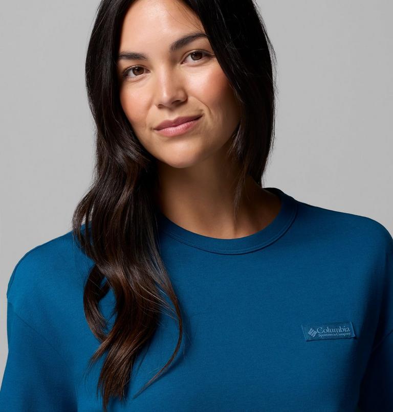 T-shirt Graphique &Eacute;pais CSC Femme, Color: Phoenix Blue, Linear Hillscape, image 5