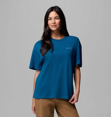 T-shirt Graphique &Eacute;pais CSC Femme, Color: Phoenix Blue, Linear Hillscape, image 5