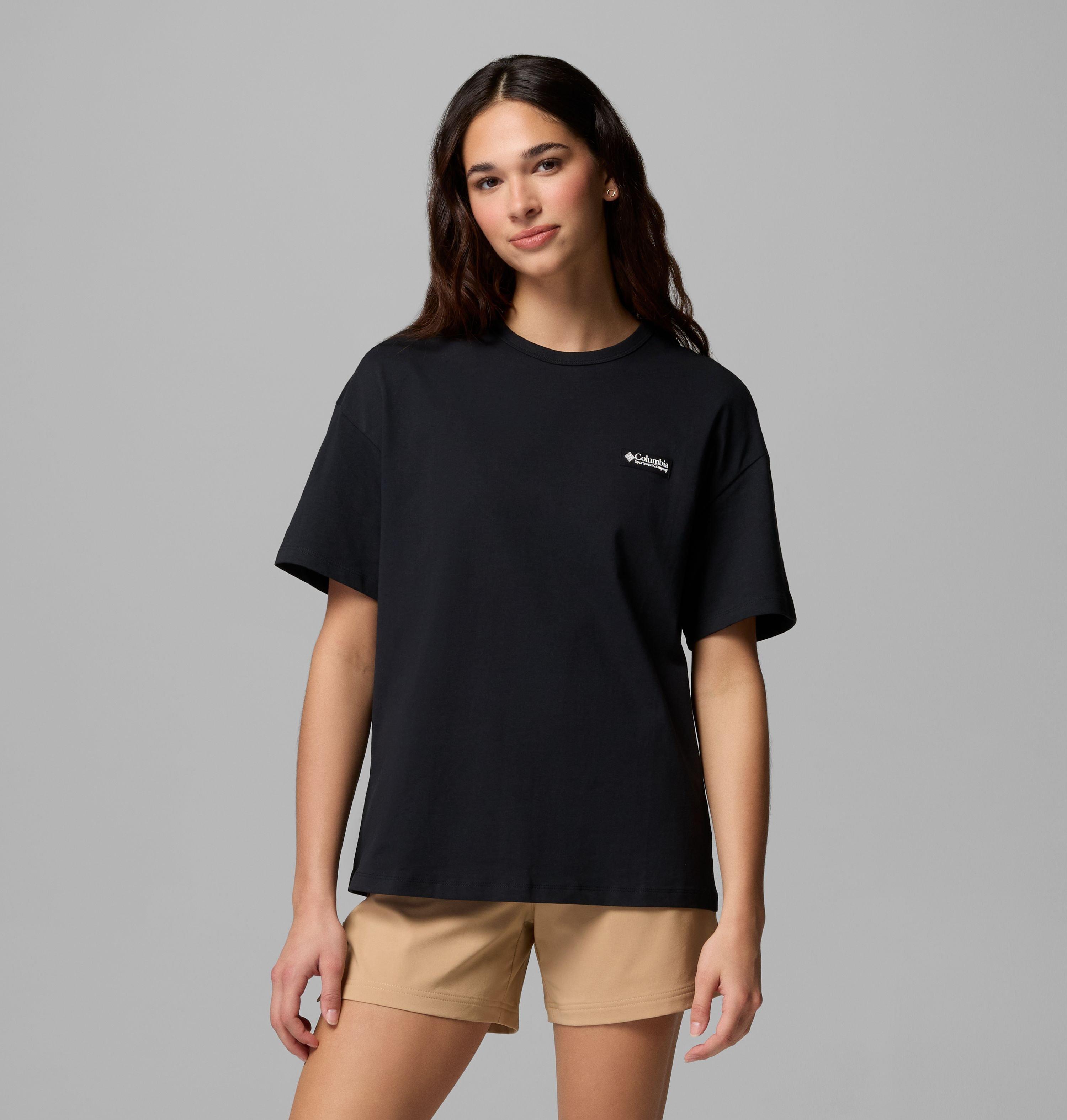 Columbia Sportswear Women's Black Columbia - Csc™ Heavyweight T-Shirt - Extra Small