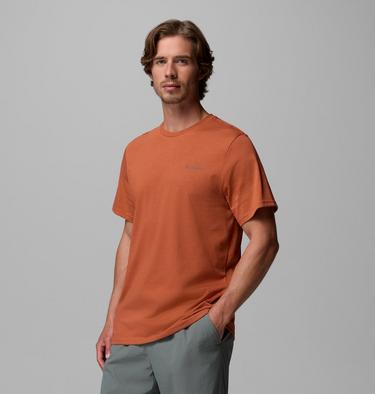 Men's Organic Cotton T-Shirt, Color: Teak Brown, image 12