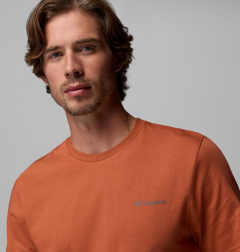 Men's Organic Cotton T-Shirt, Color: Teak Brown, image 5
