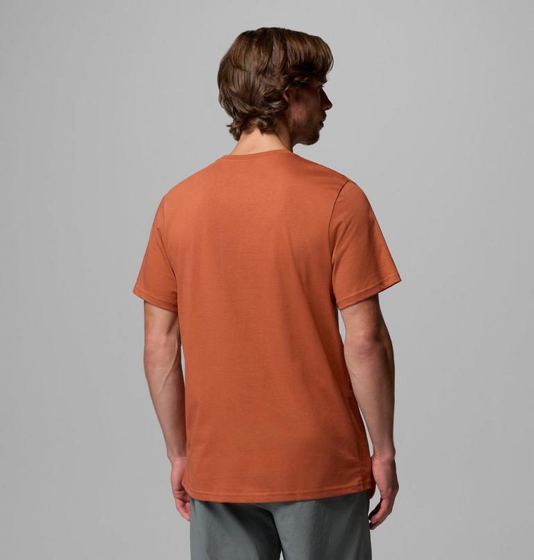 Men's Organic Cotton T-Shirt, Color: Teak Brown, image 3