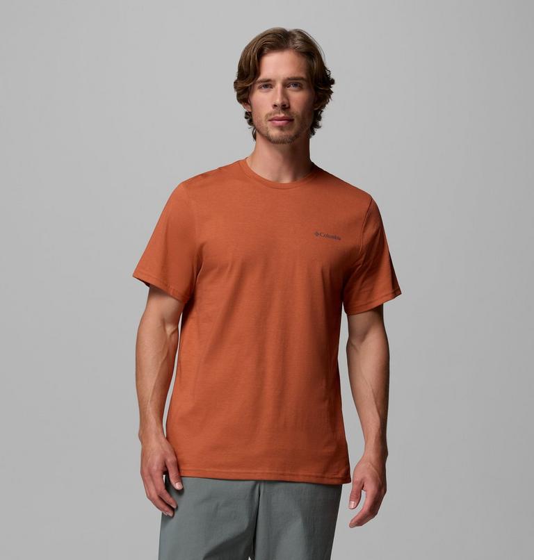 Men's Organic Cotton T-Shirt, Color: Teak Brown, image 1