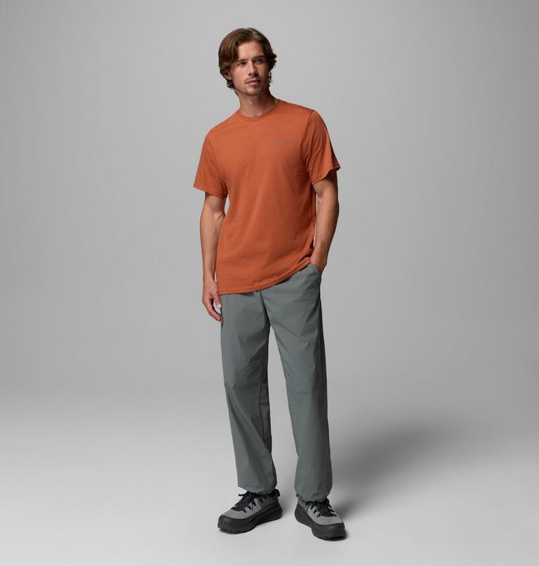 Men's Organic Cotton T-Shirt, Color: Teak Brown, image 2
