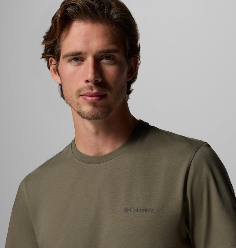 Men's Organic Cotton T-Shirt, Color: Stone Green, image 5