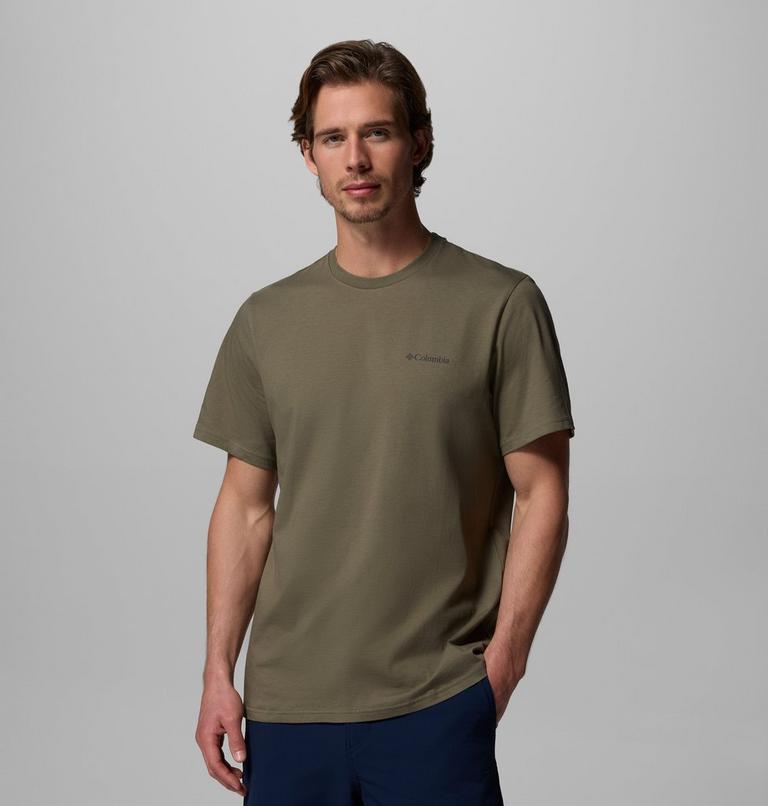 Men's Organic Cotton T-Shirt, Color: Stone Green, image 1