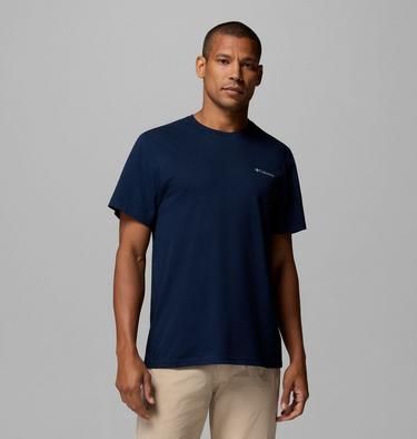 Men's Organic Cotton T-Shirt, Color: Collegiate Navy, image 3