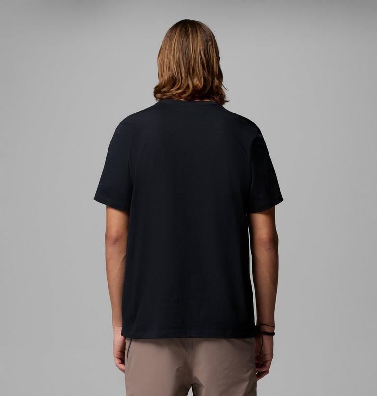 Camiseta de algod&oacute;n org&aacute;nico CSC Basic Logo para hombre, Color: Black, Gem Columbia, image 3