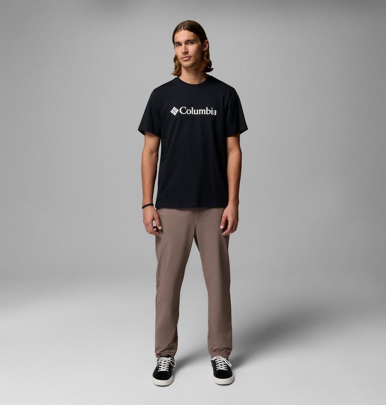 Camiseta de algod&oacute;n org&aacute;nico CSC Basic Logo para hombre, Color: Black, Gem Columbia, image 2