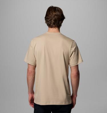 Men's CSC Basic Logo Organic Cotton T-Shirt, Color: Ancient Fossil, Gem Columbia, image 7