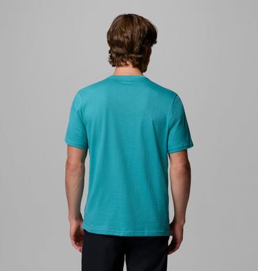 Men's CSC Basic Logo Organic Cotton T-Shirt, Color: Teal Gem Columbia, image 19