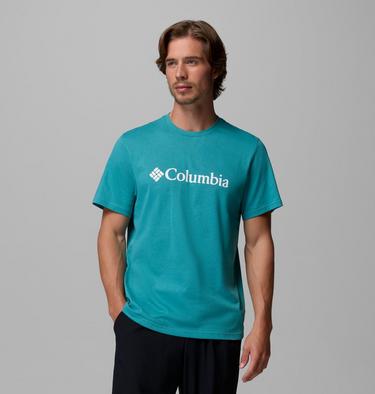 Men's CSC Basic Logo Organic Cotton T-Shirt, Color: Teal Gem Columbia, image 17