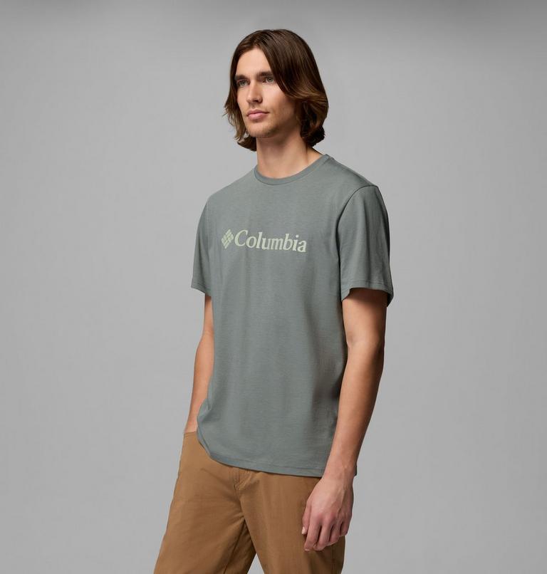 Men's CSC Basic Logo Organic Cotton T-Shirt, Color: Sedona Sage Gem Columbia, image 4