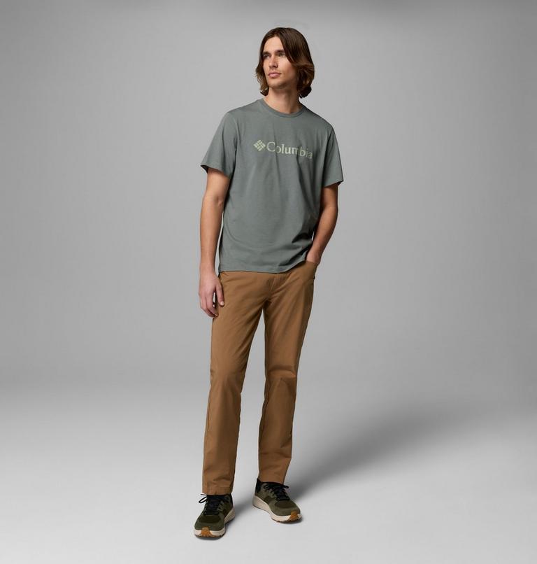 Men's CSC Basic Logo Organic Cotton T-Shirt, Color: Sedona Sage Gem Columbia, image 2