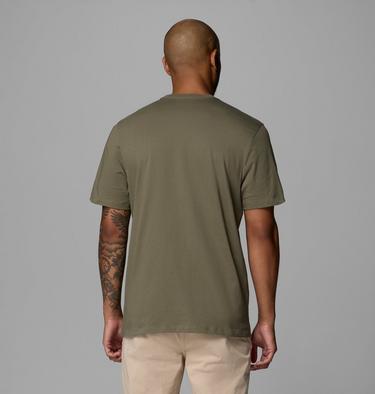 Men's CSC Basic Logo Organic Cotton T-Shirt, Color: Stone Green, Gem Columbia, image 11