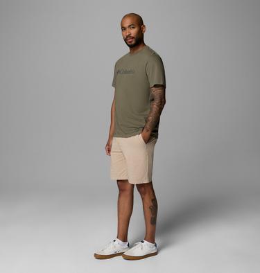 Men's CSC Basic Logo Organic Cotton T-Shirt, Color: Stone Green, Gem Columbia, image 6