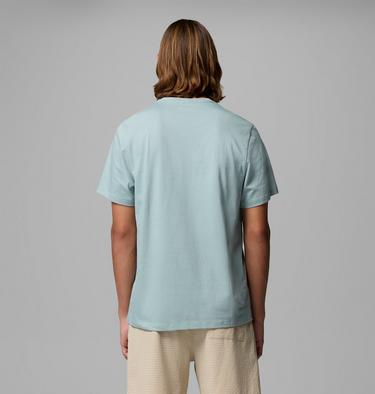 Men's CSC Basic Logo Organic Cotton T-Shirt, Color: Crushed Blue, Gem Columbia, image 23
