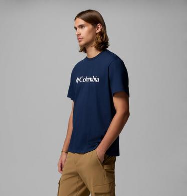 Men's CSC Basic Logo Organic Cotton T-Shirt, Color: Collegiate Navy, Gem Columbia, image 32