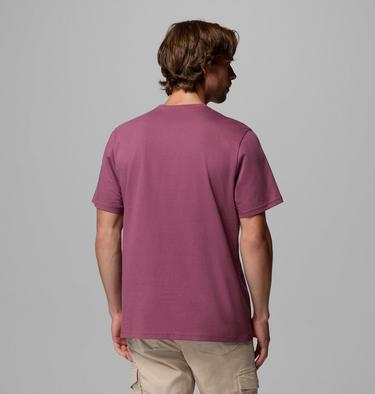 Men's CSC Basic Logo Organic Cotton T-Shirt, Color: Antique Mauve Gem Columbia, image 11