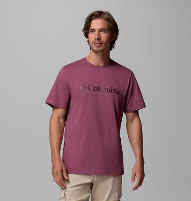Men's CSC Basic Logo Organic Cotton T-Shirt, Color: Antique Mauve Gem Columbia, image 9