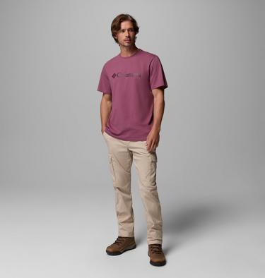 Men's CSC Basic Logo Organic Cotton T-Shirt, Color: Antique Mauve Gem Columbia, image 10