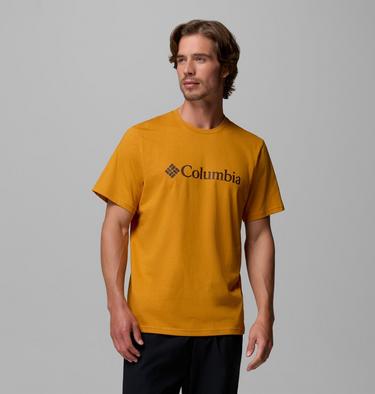 Men's CSC Basic Logo Organic Cotton T-Shirt, Color: Squash Gem Columbia, image 1