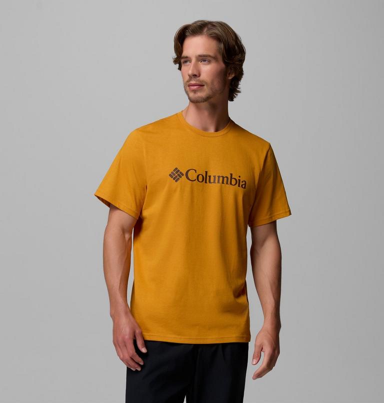 Men's CSC Basic Logo Organic Cotton T-Shirt, Color: Squash Gem Columbia, image 1