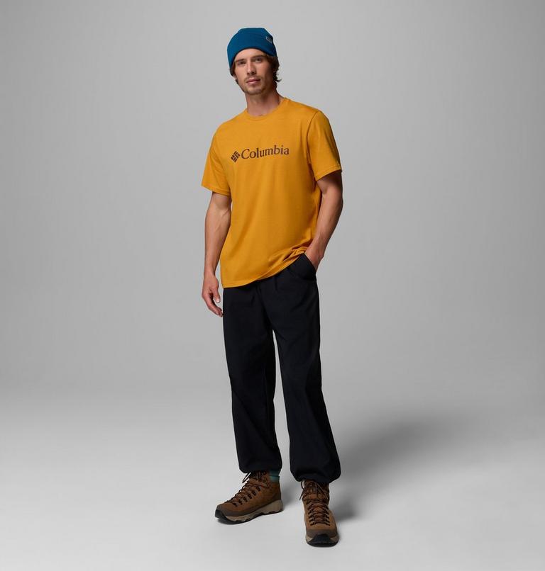 Men's CSC Basic Logo Organic Cotton T-Shirt, Color: Squash Gem Columbia, image 2