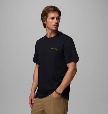 T-shirt en Coton Biologique avec Logo CSC Homme, Color: Black, Linework C Badge, image 8