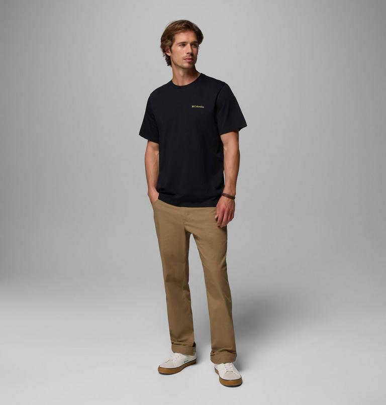 Men's CSC Logo Organic Cotton T-Shirt, Color: Black, Linework C Badge, image 2