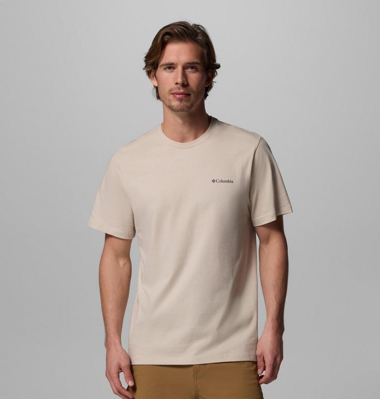 Men's CSC Logo Organic Cotton T-Shirt, Color: Dark Stone, Boxy Brand, image 3