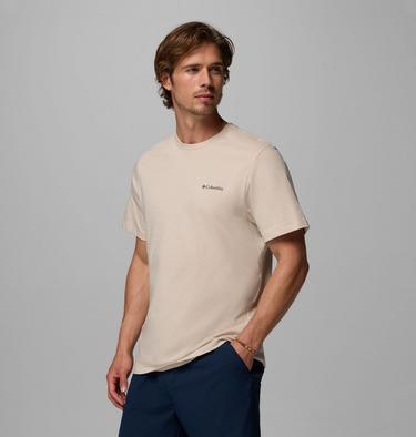 T-shirt en Coton Biologique avec Logo CSC Homme, Color: Dark Stone, Linework C Badge, image 16