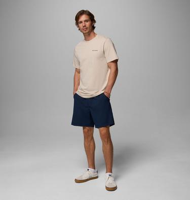 Men's CSC Logo Organic Cotton T-Shirt, Color: Dark Stone, Linework C Badge, image 8