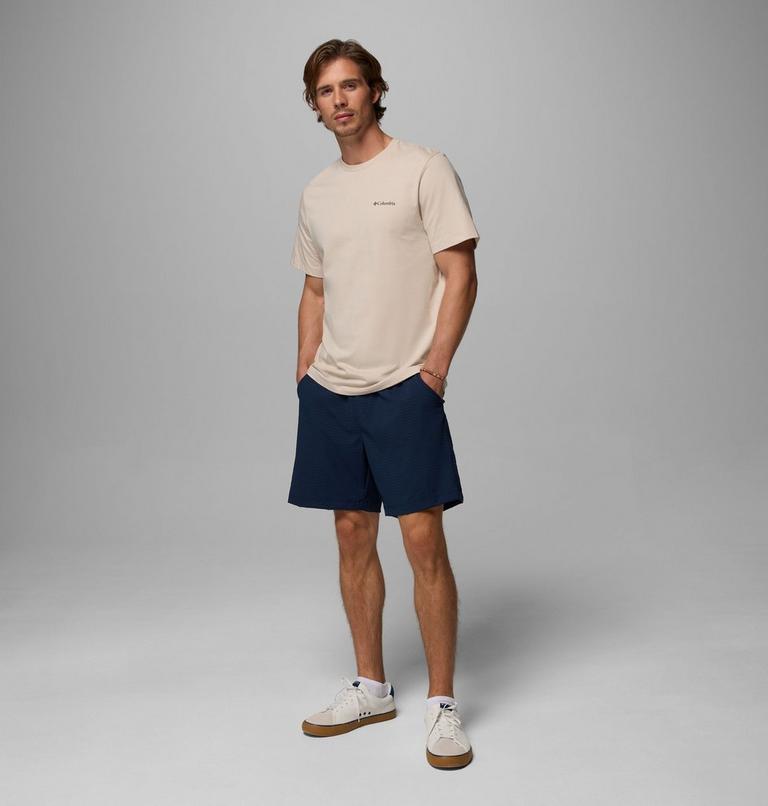 Men's CSC Logo Organic Cotton T-Shirt, Color: Dark Stone, Linework C Badge, image 2