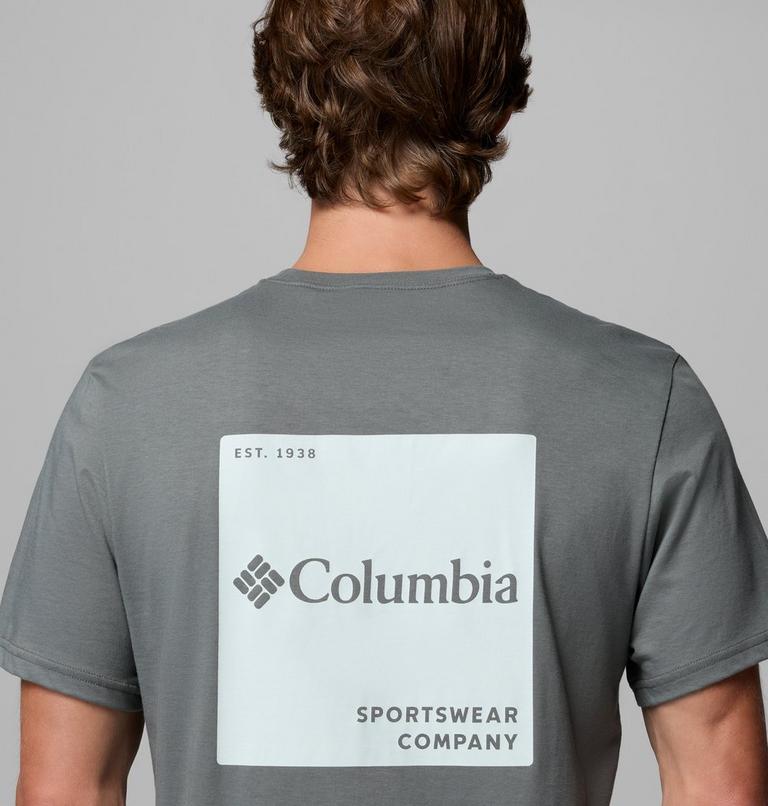Men's CSC Logo Organic Cotton T-Shirt, Color: Sedona Sage, Boxy Brand, image 6