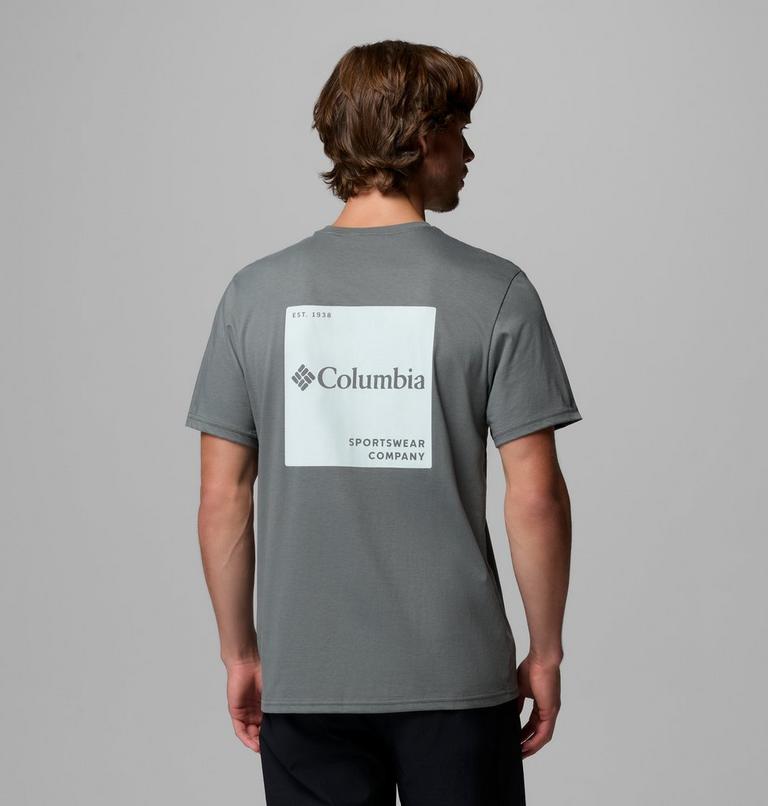 Men's CSC Logo Organic Cotton T-Shirt, Color: Sedona Sage, Boxy Brand, image 1