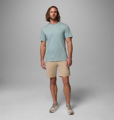 Men's CSC Logo Organic Cotton T-Shirt, Color: Crushed Blue, Boxy Brand, image 4