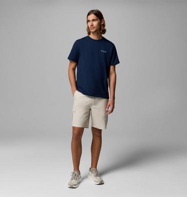 Men's CSC Logo Organic Cotton T-Shirt, Color: Collegiate Navy, Linework C Badge, image 2
