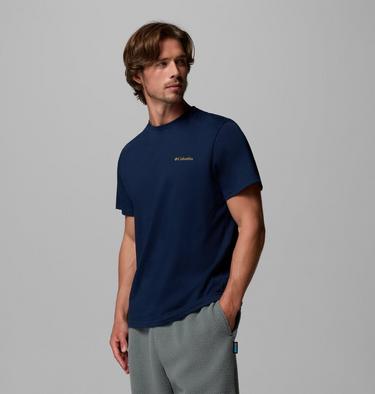 Men's CSC Logo Organic Cotton T-Shirt, Color: Collegiate Navy, Boxy Brand, image 16