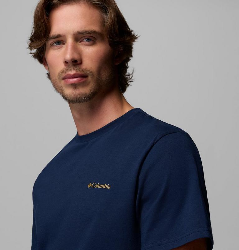 Men's CSC Logo Organic Cotton T-Shirt, Color: Collegiate Navy, Boxy Brand, image 5