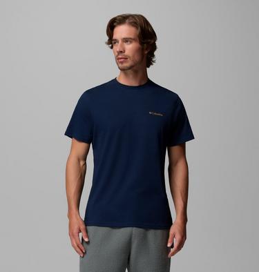 Men's CSC Logo Organic Cotton T-Shirt, Color: Collegiate Navy, Boxy Brand, image 15