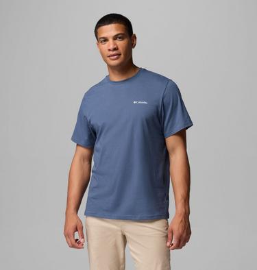 T-shirt in cotone biologico CSC Logo da uomo, Color: Dark Mountain, Boxy Brand , image 43