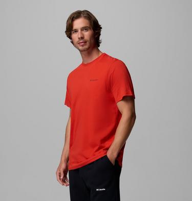 Men's CSC Logo Organic Cotton T-Shirt, Color: Super Sonic, Boxy Brand, image 4