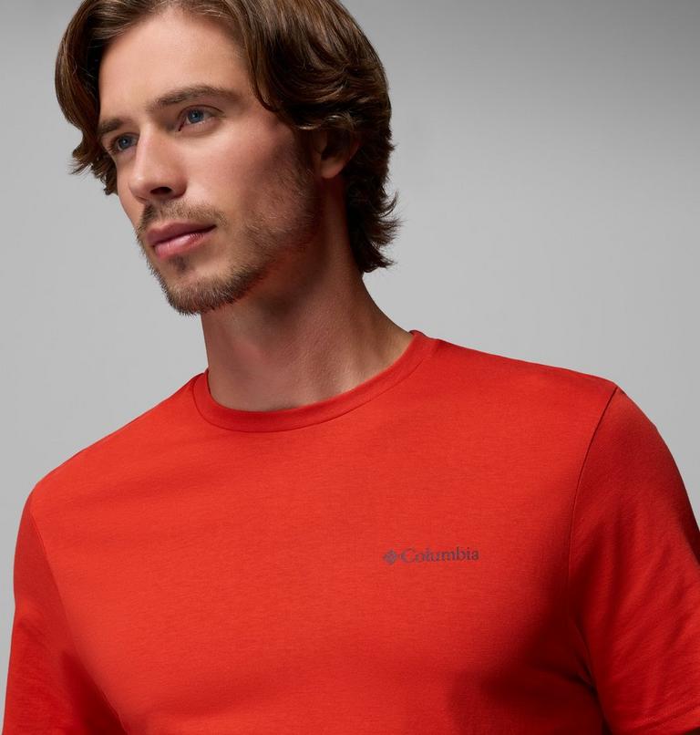 Men's CSC Logo Organic Cotton T-Shirt, Color: Super Sonic, Boxy Brand, image 5