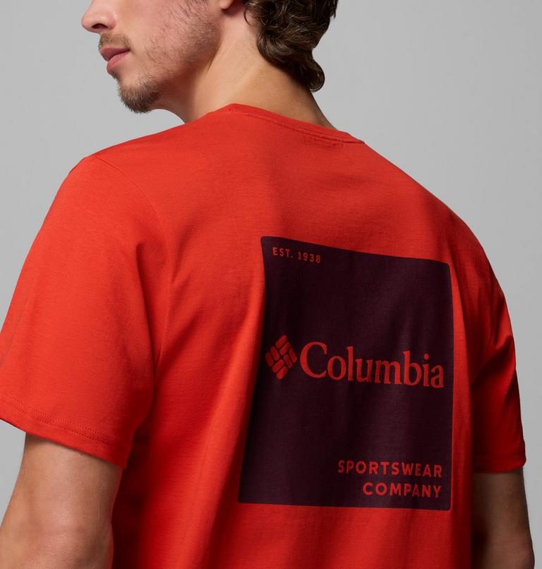Men's CSC Logo Organic Cotton T-Shirt, Color: Super Sonic, Boxy Brand, image 6