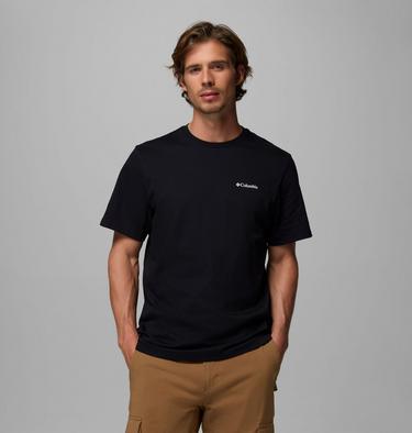 Men's CSC Outdoor Organic Cotton T-Shirt, Color: Black, Shining Sandscape, image 11