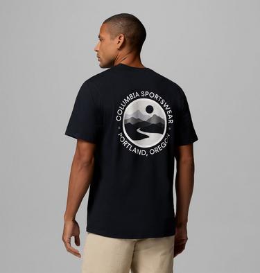 Camiseta de algod&oacute;n org&aacute;nico CSC Outdoor para hombre, Color: Black, Scoped View, image 63