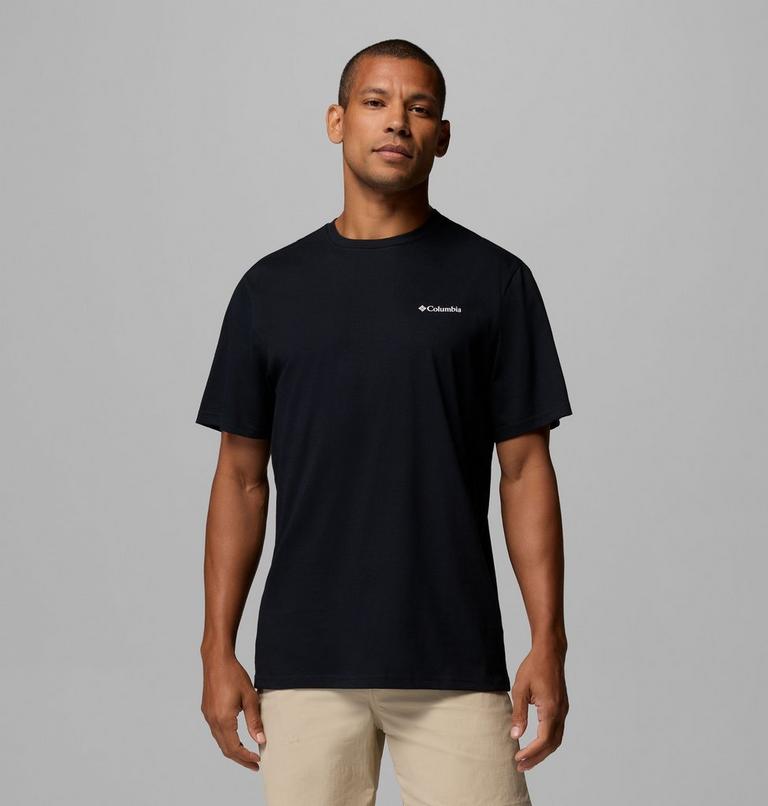 Men's CSC Outdoor Organic Cotton T-Shirt, Color: Black, Scoped View, image 1