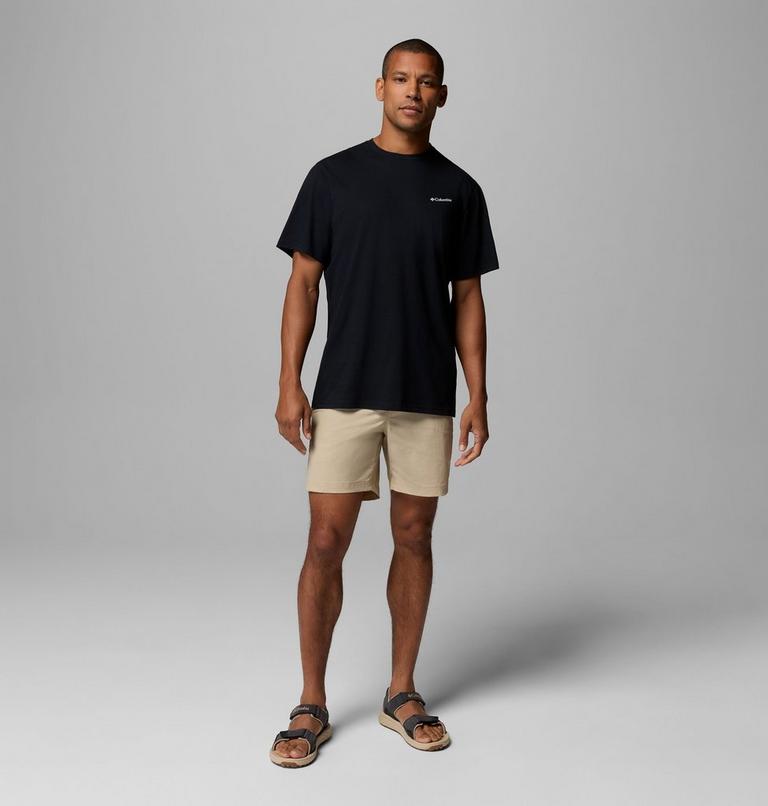 Men's CSC Outdoor Organic Cotton T-Shirt, Color: Black, Scoped View, image 2