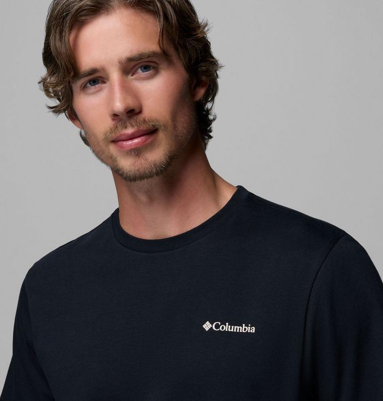 Men's CSC Outdoor Organic Cotton T-Shirt, Color: Black, Sunscape, image 5